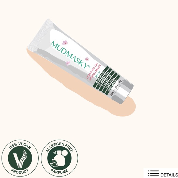 🌸MUDMASKY Leave-me-on Spring Mask 🌸 - Picture 2 of 2